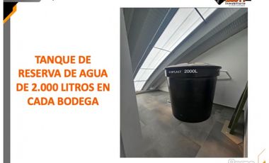 ARRIENDO 2 BODEGAS 3.800 M2 1.800 M2 Y 2.000 M2  EN SIBERIA COTA