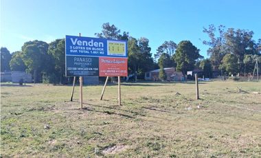 Venta 3 Lotes en block sobre Newbery