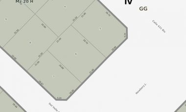 Venta 3 Lotes en block sobre Newbery