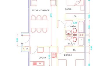 Departamento en Arriendo en ALBERTO ARENAS / CUATRO ESQUINAS
