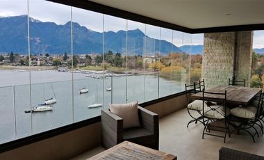 Departamento en Arriendo en Depto para 8 personas con vista al lago en condominio con playa y marina