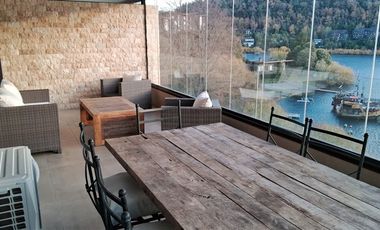 Departamento en Arriendo en Depto para 8 personas con vista al lago en condominio con playa y marina