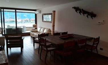 Departamento en Arriendo en Depto para 8 personas con vista al lago en condominio con playa y marina