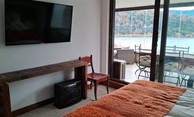 Departamento en Arriendo en Depto para 8 personas con vista al lago en condominio con playa y marina