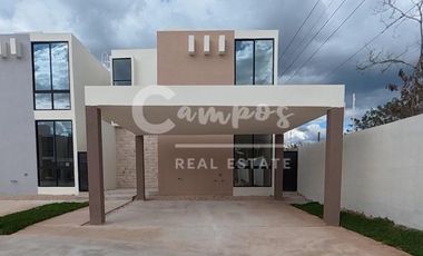 Casa de dos piso y 3 recamaras en privada residencial en Conkal  Entrega febrero 2026