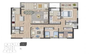 Edificio Hernando de Aguirre 3d + 3b Mod E