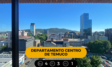 DEPTO 120MTS  CENTRO TEMUCO 4D 3B Y VISTA AL CERRO ÑIELOL