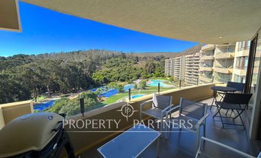 ARRIENDO AÑO CORRIDO con vista privilegiada y en uno de los mejores condominios de Papudo