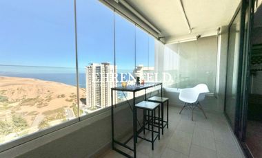 Costa de Montemar. Concón. Impecable departamento amoblado.