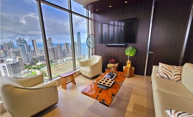 Oficina Amoblada con Vista al Mar en Avenida Balboa Torre BICSA- LWS