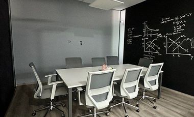 Renta Oficina PH de 225m2 acondicionada en edificio zona Valle Oriente