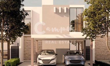 Casa de dos pisos y 2 recamaras en privada residencial en Conkal  Entrega marzo de 2026