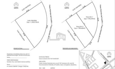 Terreno comercial en renta en Pirámides, Corregidora, Querétaro