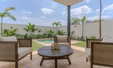 Casa de 1 piso en privada residencial en Conkal