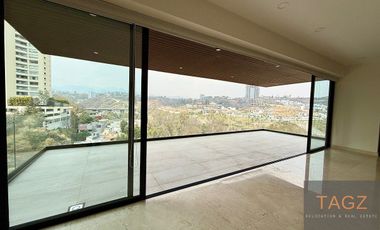 Renta moderno departamento Lomas Country Interlomas con terraza