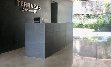 Renta moderno departamento Lomas Country Interlomas con terraza