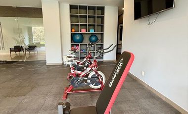 Renta moderno departamento Lomas Country Interlomas con terraza