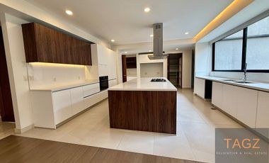 Renta moderno departamento Lomas Country Interlomas con terraza