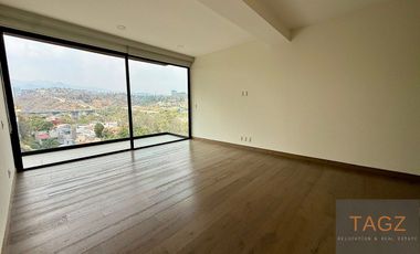 Renta moderno departamento Lomas Country Interlomas con terraza