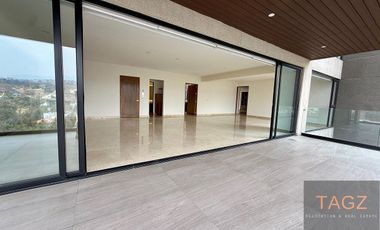 Renta moderno departamento Lomas Country Interlomas con terraza