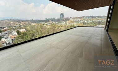 Renta moderno departamento Lomas Country Interlomas con terraza