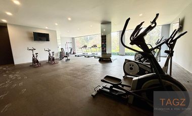 Renta moderno departamento Lomas Country Interlomas con terraza