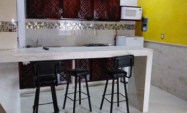 Departamento ejecutivo en renta totalmente amueblado incluyendo servicios.