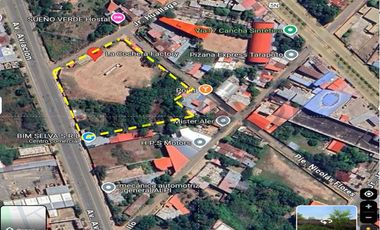 Tarapoto: 1.3 Ha Estratégicas en Av. Aviación. Ideal Comercio y Desarrolladores