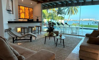 Casa frente a la Laguna en Pok Ta Pok, Cancún