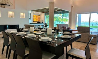 Casa frente a la Laguna en Pok Ta Pok, Cancún