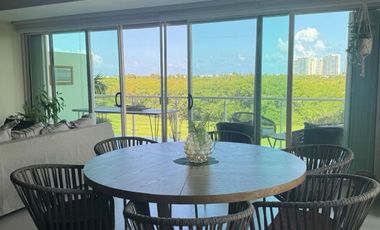 Departamento en Renta, 3 Recámaras, AMUEBLADO, Av Bonampak, Cancún Towers, Puerto Cancún