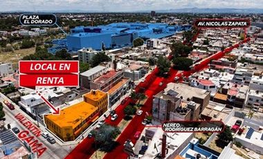 Local comercial en renta a tres cuadras de Plaza el Dorado