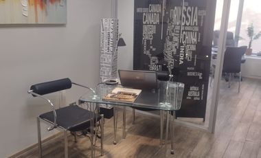 ARRIENDO OFICINA PLAZA ÑUÑOA UNA RECEPCION Y UN PRIVADO