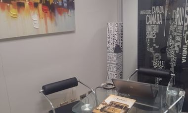 ARRIENDO OFICINA PLAZA ÑUÑOA UNA RECEPCION Y UN PRIVADO