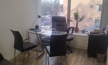 ARRIENDO OFICINA PLAZA ÑUÑOA UNA RECEPCION Y UN PRIVADO