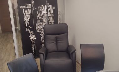 ARRIENDO OFICINA PLAZA ÑUÑOA UNA RECEPCION Y UN PRIVADO