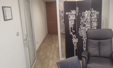 ARRIENDO OFICINA PLAZA ÑUÑOA UNA RECEPCION Y UN PRIVADO