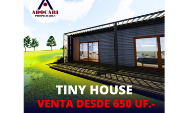 VENTA CASA TINYHOUSE MONANTI SPA / MODELO QUILLAY / 27 M2