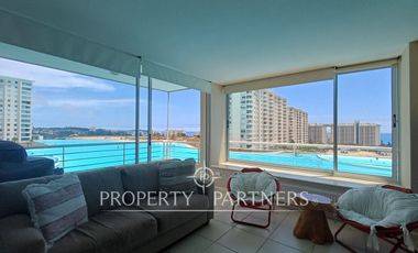 Algarrobo, Gran vista departamento Laguna Bahia