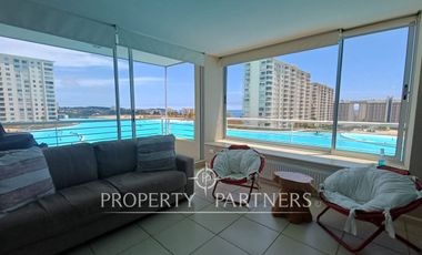 Algarrobo, Gran vista departamento Laguna Bahia