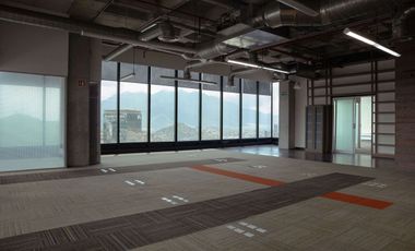 Oficina acondicionada en renta de 516m2 en torre corporativa zona  Valle Oriente