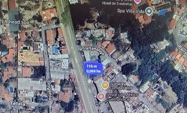 Terreno con uso de Suelos Comercial a lado del Autozone Av Zapata, Cuernavaca