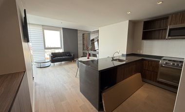 Departamento amueblado en renta -STAMPA - a 5 mins de Sana Fe