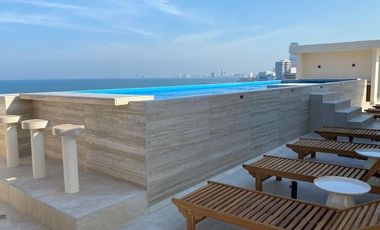 Departamento amueblado en renta Costa de oro