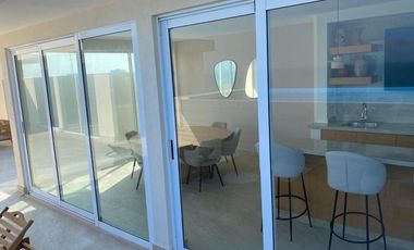 Departamento amueblado en renta Costa de oro