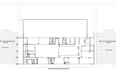 Renta oficina edificio 1 piso de 1,000m2 zona Guadalupe Av. Miguel Alemán