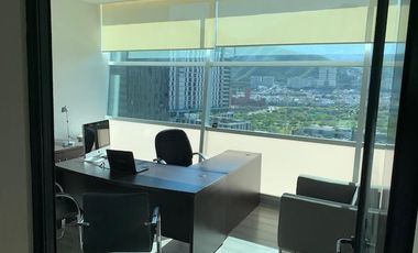 Oficina amueblada en renta de 170m2 edificio en Valle Oriente