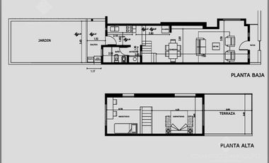 Duplex de 3 amb con jardín - Sin Expensas - Muy Bueno!!