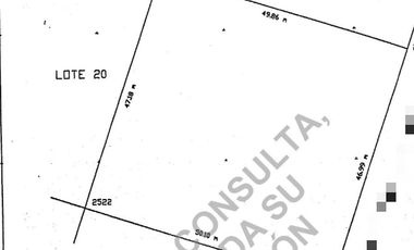 VENTA DE TERRENO DE 2500M2 COL. LOS NOGALES