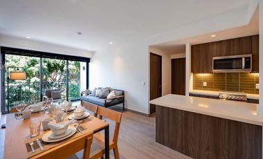 Departamento Moderno en Roma Norte en Renta